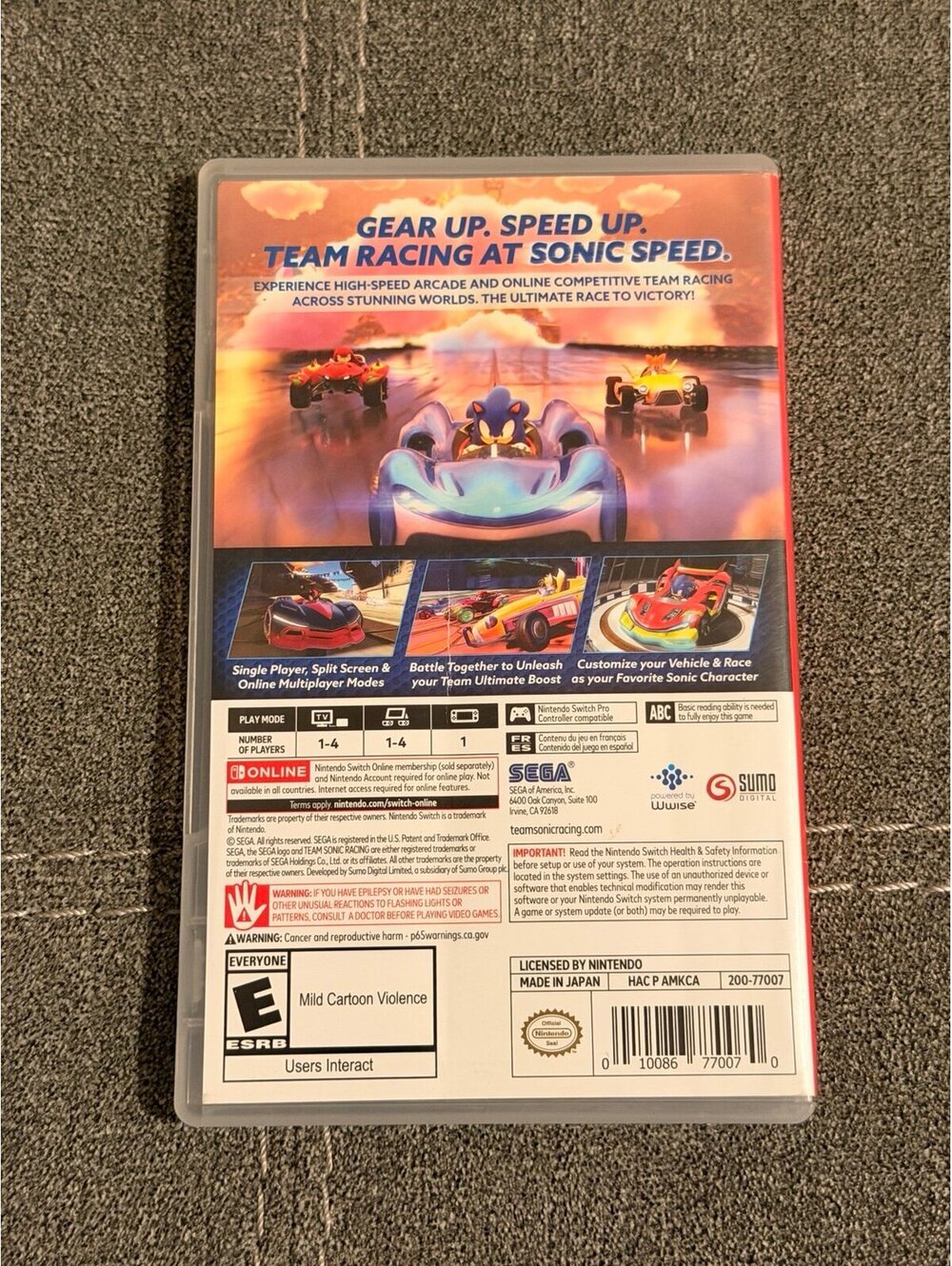 Team Sonic Racing for Nintendo Switch - Picture 3 of 3